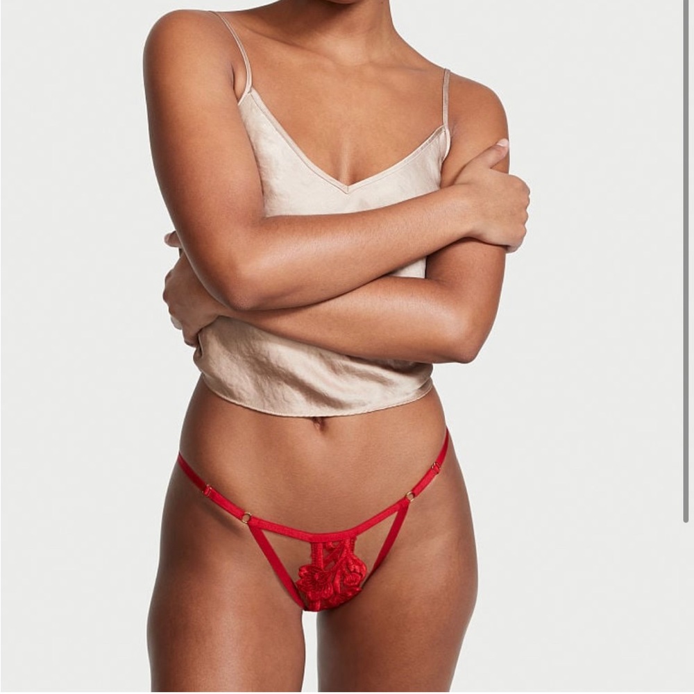 Victoria’s Secret very sexy band of lovers red bikini underwear